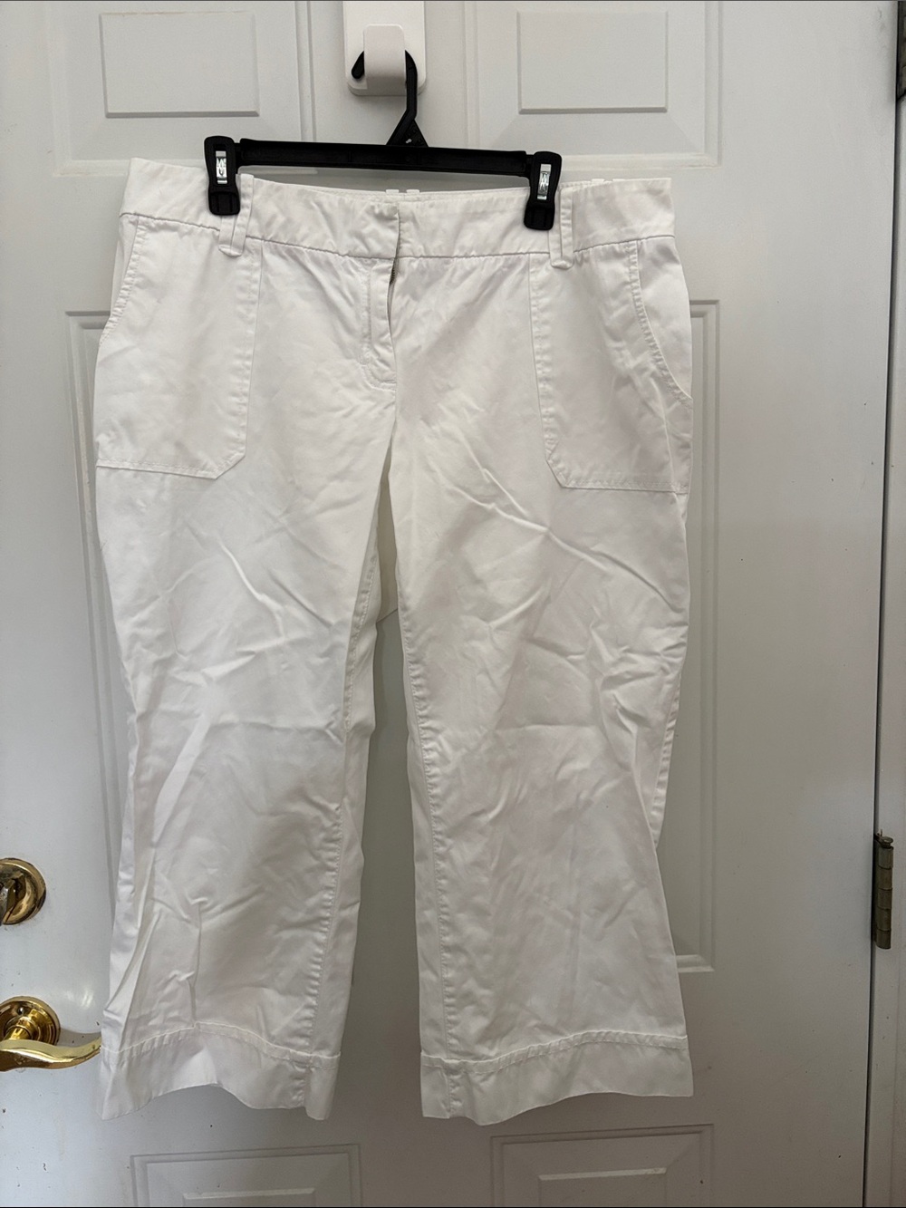 Tommy Hilfiger White Cropped Capris